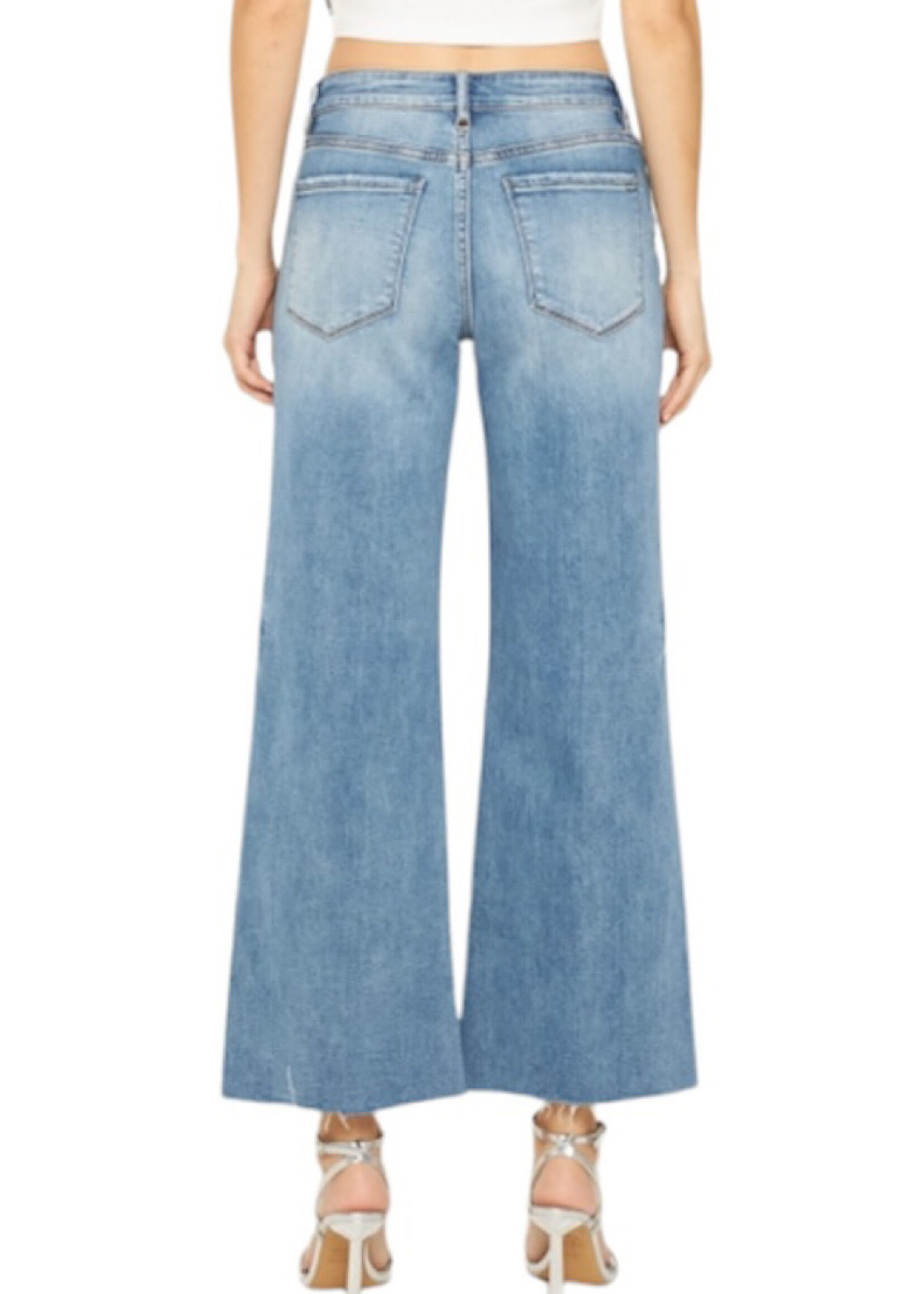 Mica Denim MICA MTT-W3374 Morning Blue M/R Wide Leg