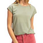 Sage Green Soft Cap Sleeve T-Shirt