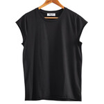 Black Soft Cap Sleeve T-Shirt