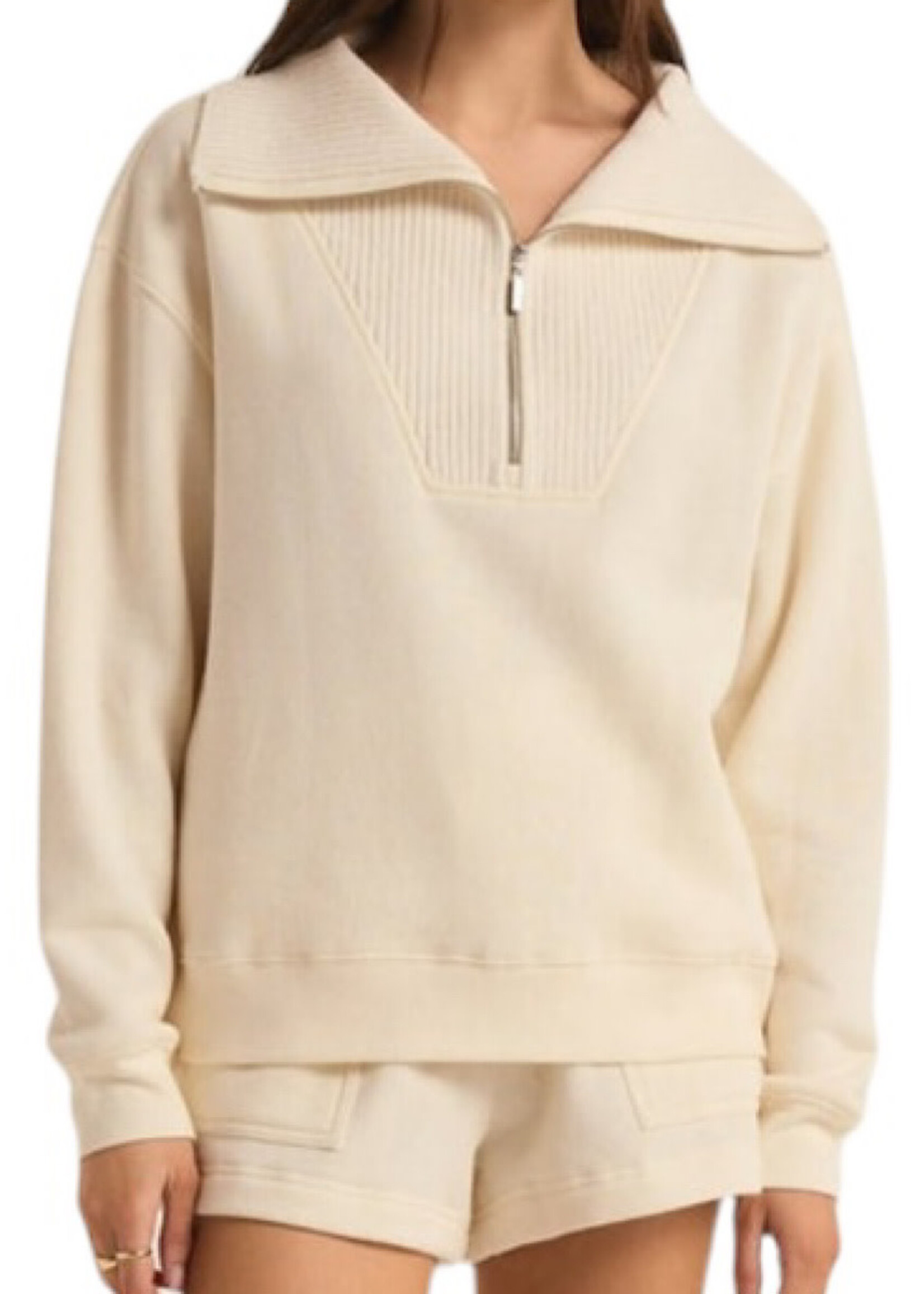 Z Supply Z Supply Sonata Fleece Pullover S
