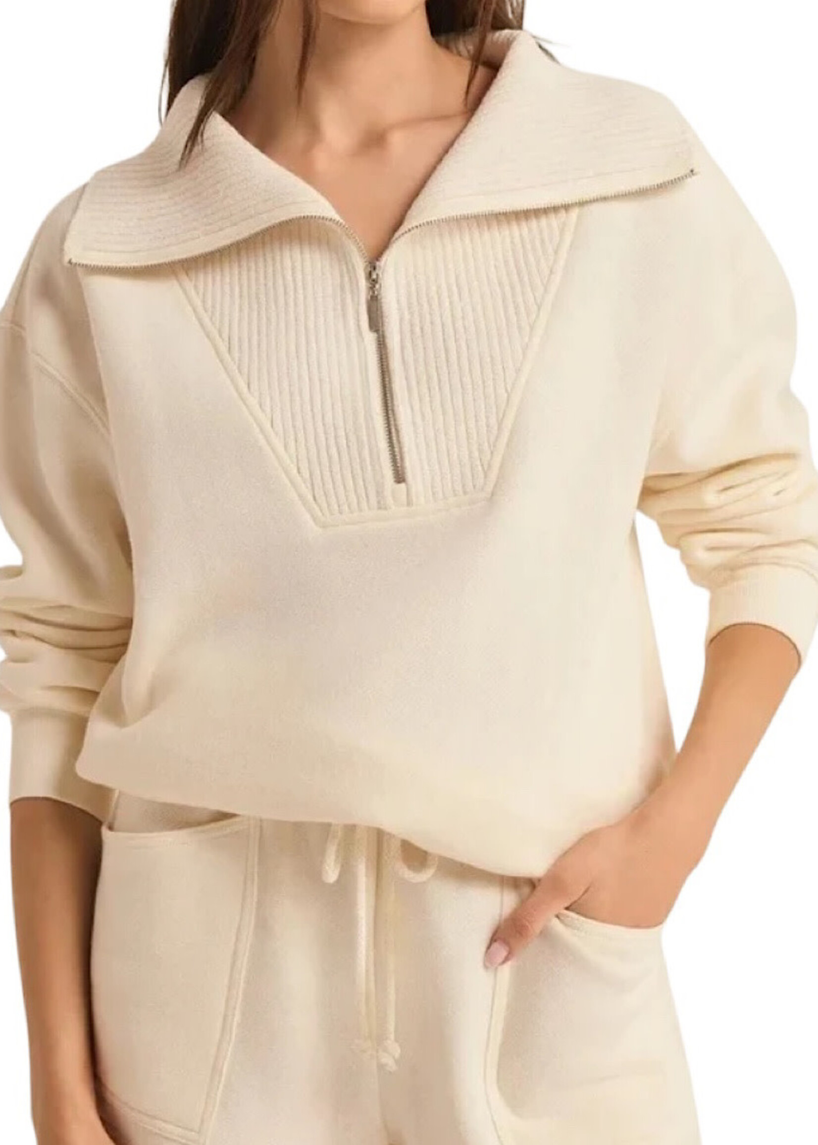 Z Supply Z Supply Sonata Fleece Pullover S