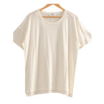 Whip Cream Short Sleeve Relaxed Basic Washed Tee