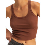 Chestnut Scoop Neck Bodycon Tank