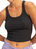 Black Scoop Neck Bodycon Tank