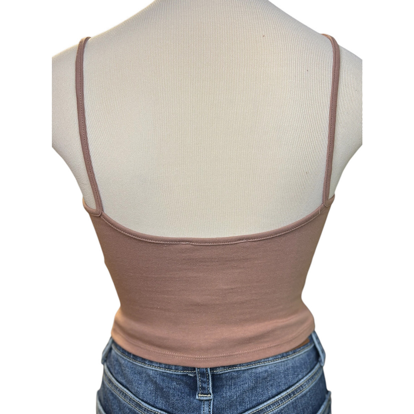 Chocolate Milk Cropped Tank