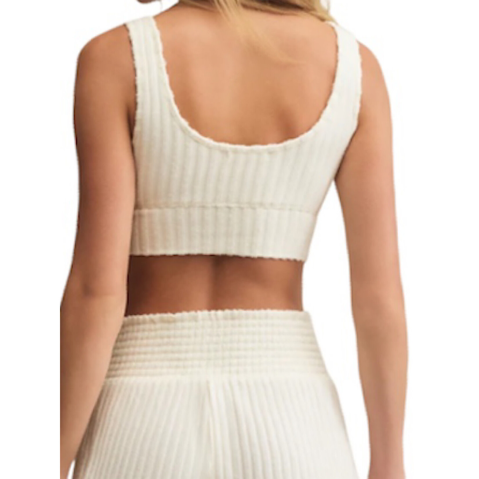 Z Supply Z Supply Zoe Rib Tank Bra Bone