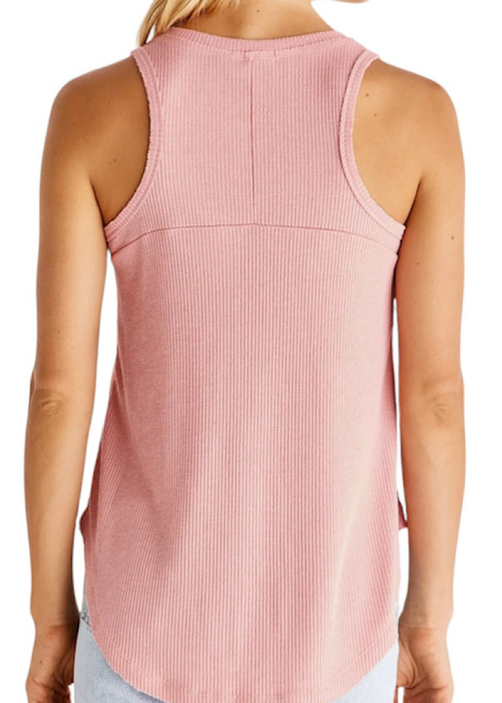 Z Supply Z Supply Rib Hacci Vagabond Guava
