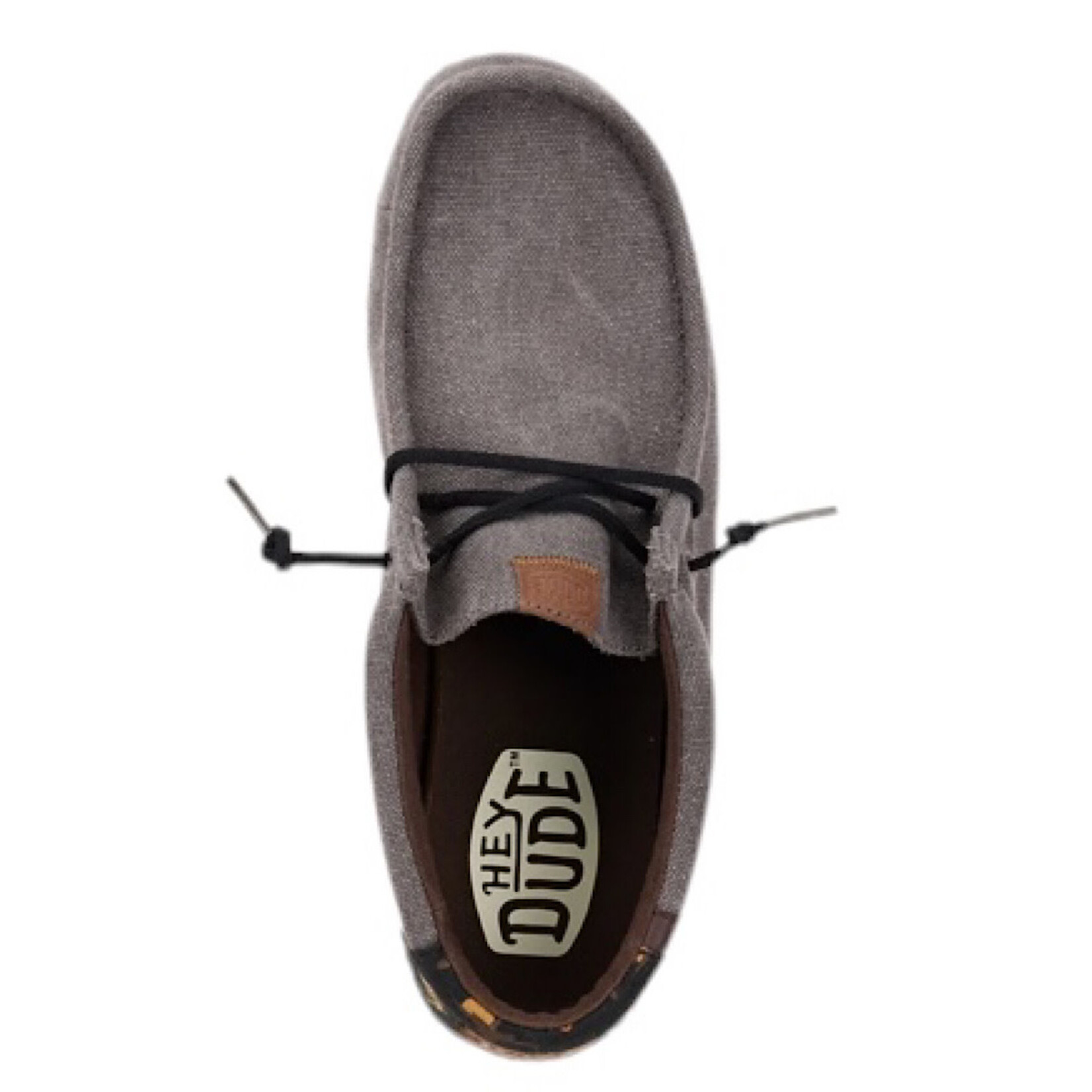 Hey Dude Hey Dude Wally Bass Granite Grey/Black Mens