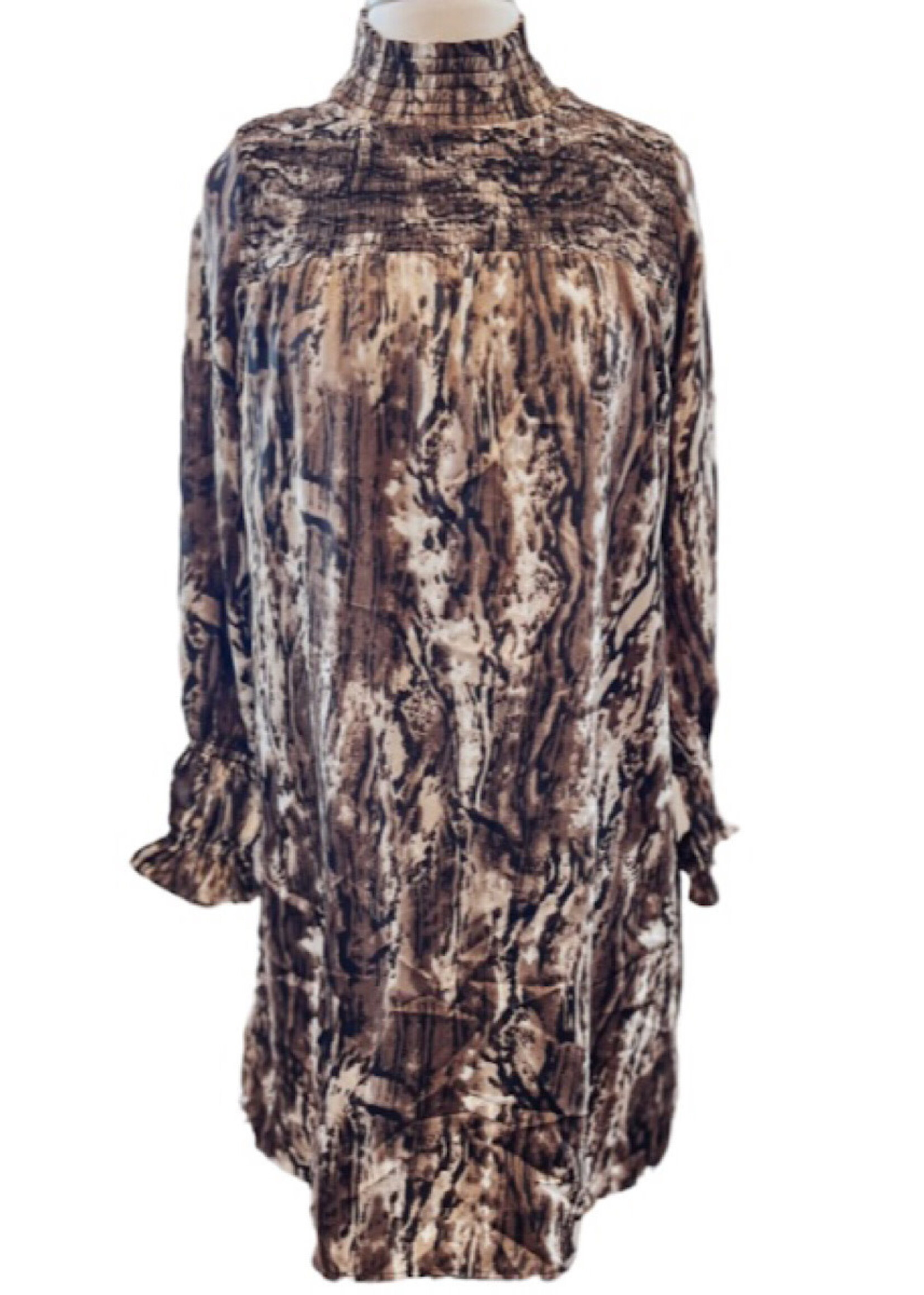 Printed Smock Dress