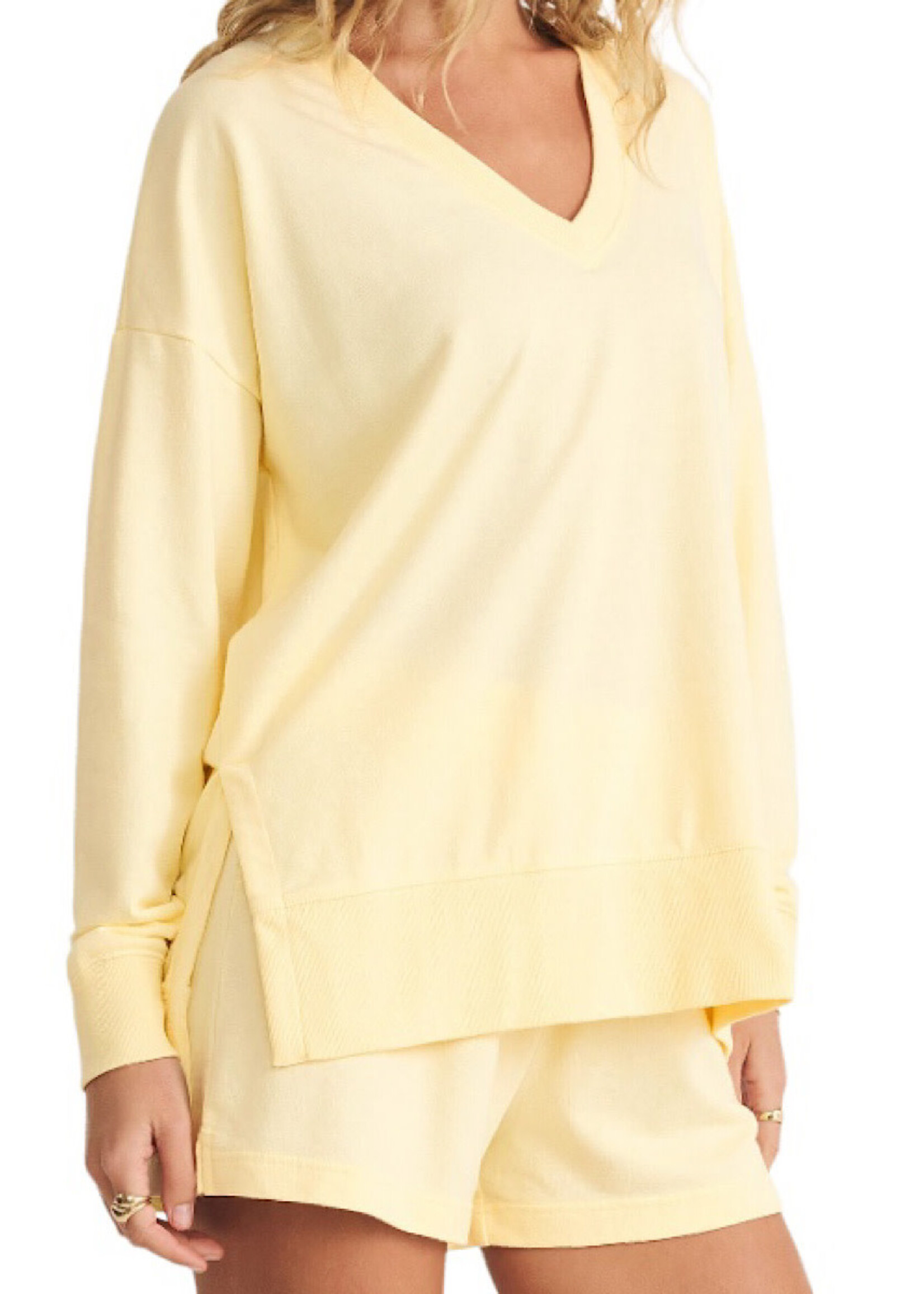 Z Supply Z Supply Modern V-Neck Weekender Mellow Yellow