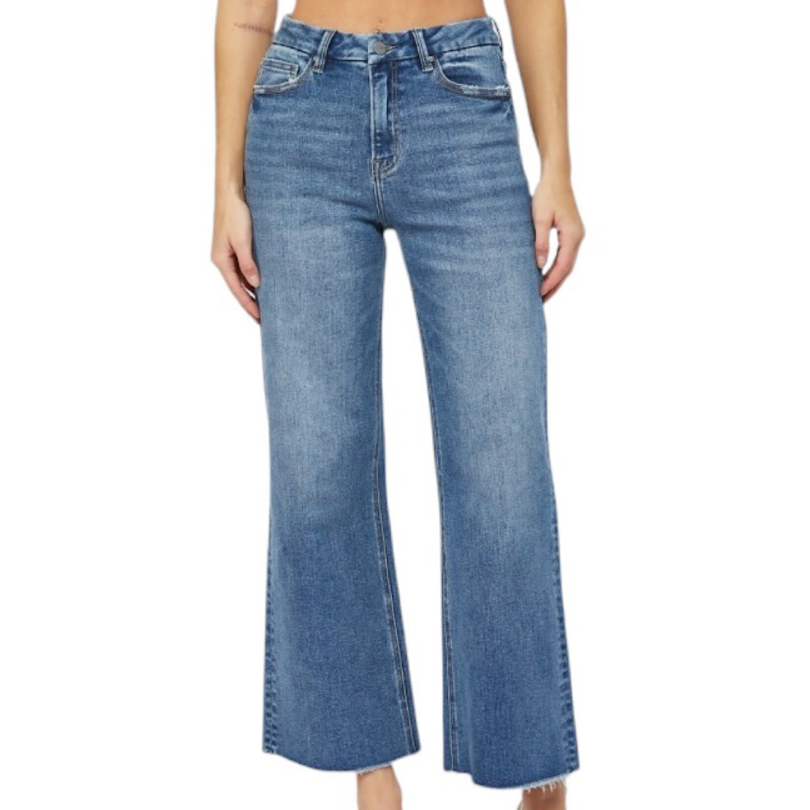 Mica Denim Mica MDE-W182M Super High Rise Wide Leg
