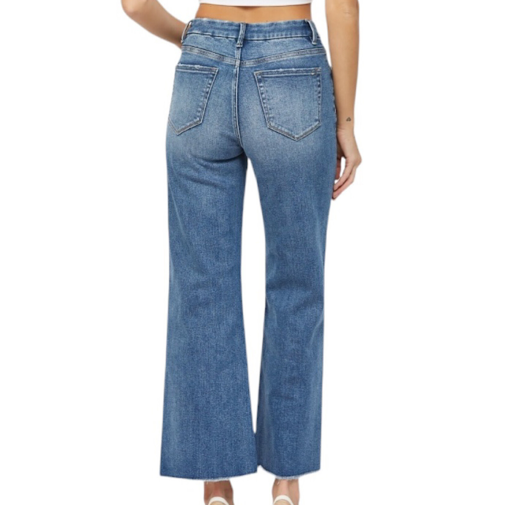 Mica Denim Mica MDE-W182M Super High Rise Wide Leg