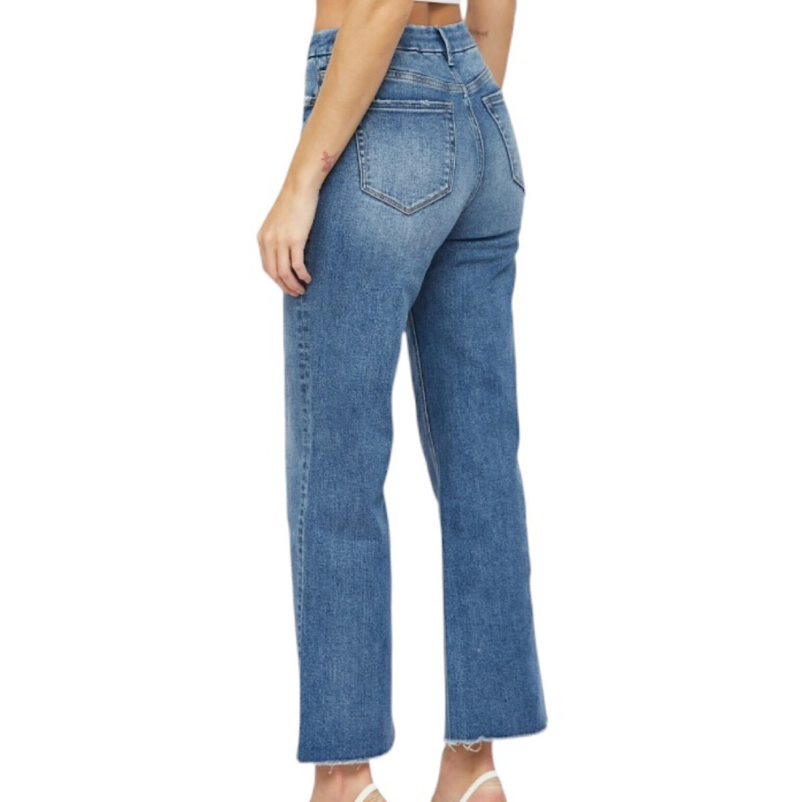 Mica Denim Mica MDE-W182M Super High Rise Wide Leg