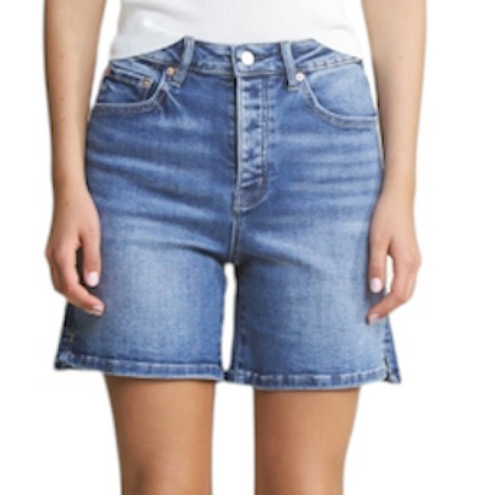 Mica Denim Mica MDP-H3415 S/H Button Up Bermuda Shorts