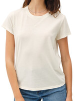 Cotton Colored Ultra Soft Slightly Cropped Basic Tee