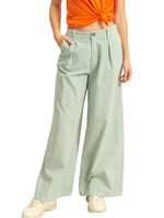 Mint High Waist Basic Wide Leg Pants