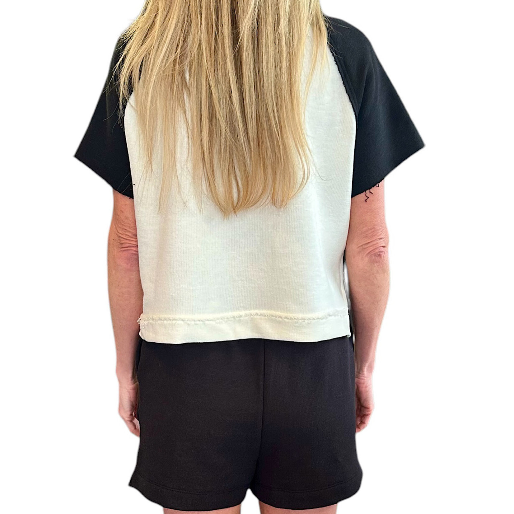 Black Flowy Shorts with Elastic Waist