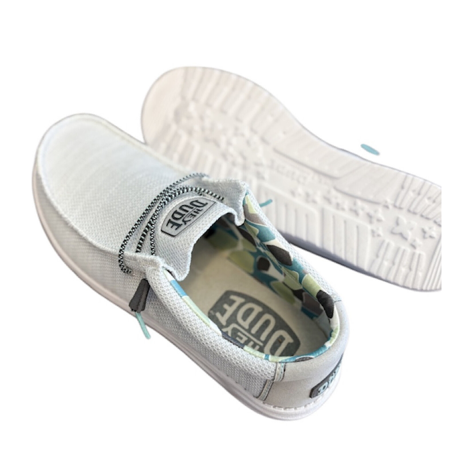 Hey Dude Hey Dude Wally Sox Triple Needle Star White