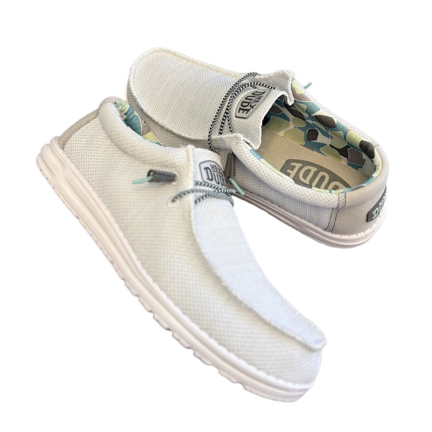 Hey Dude Hey Dude Wally Sox Triple Needle Star White