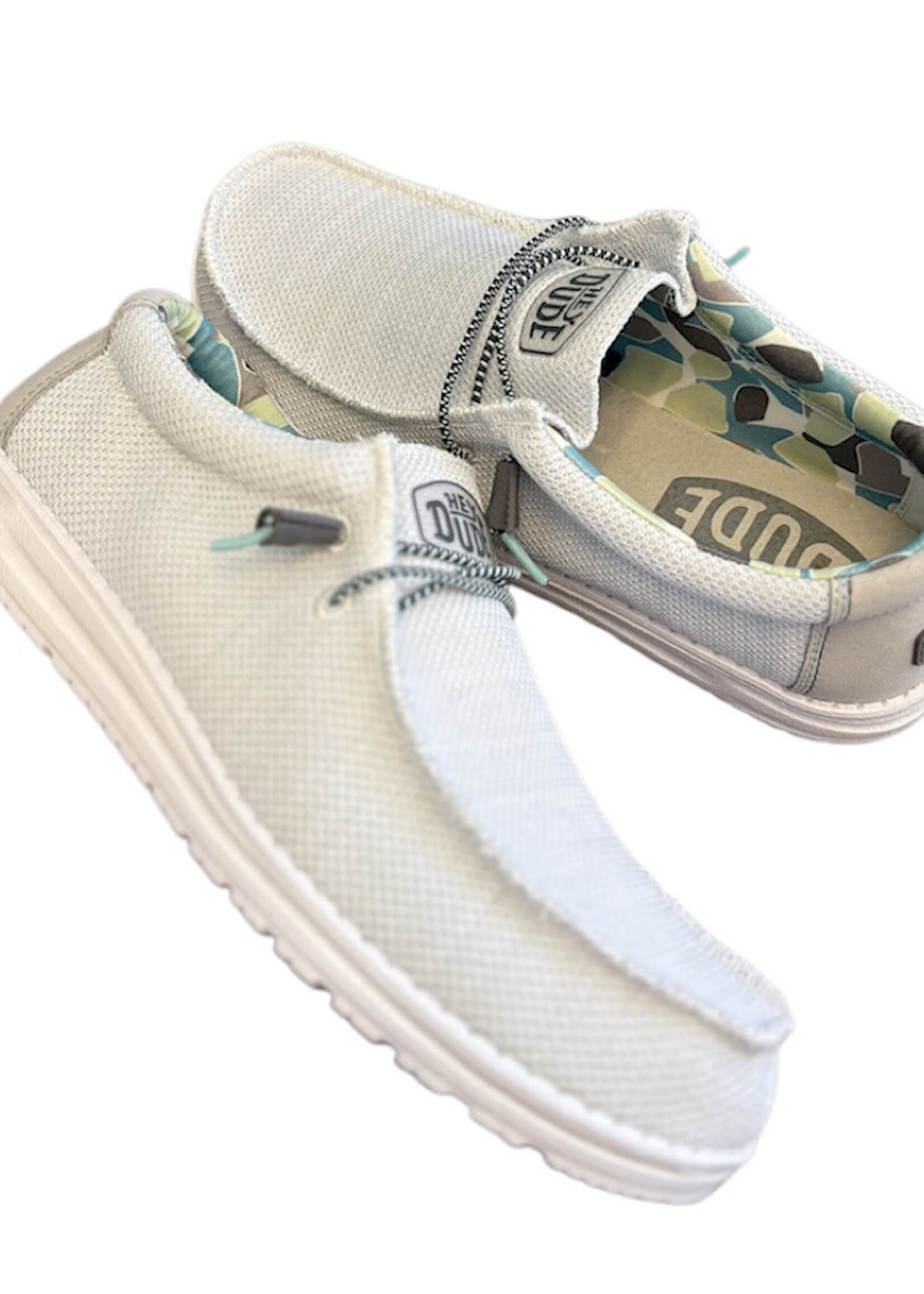 Hey Dude Hey Dude Wally Sox Triple Needle Star White