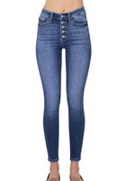 Judy Blue JB82319 High Rise Button Fly Skinny Jean