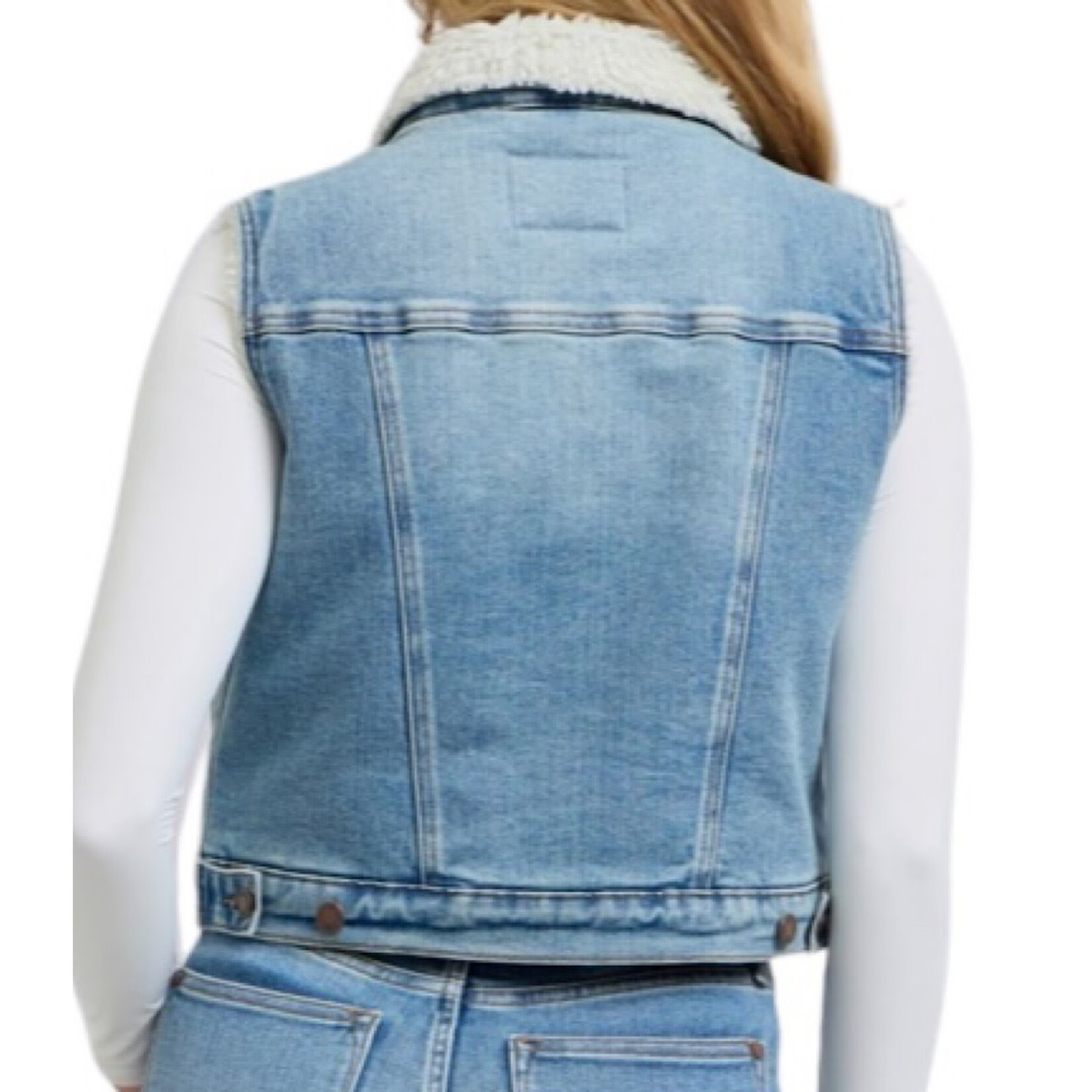 Judy Blue JB7880 Shearling Lined Vest