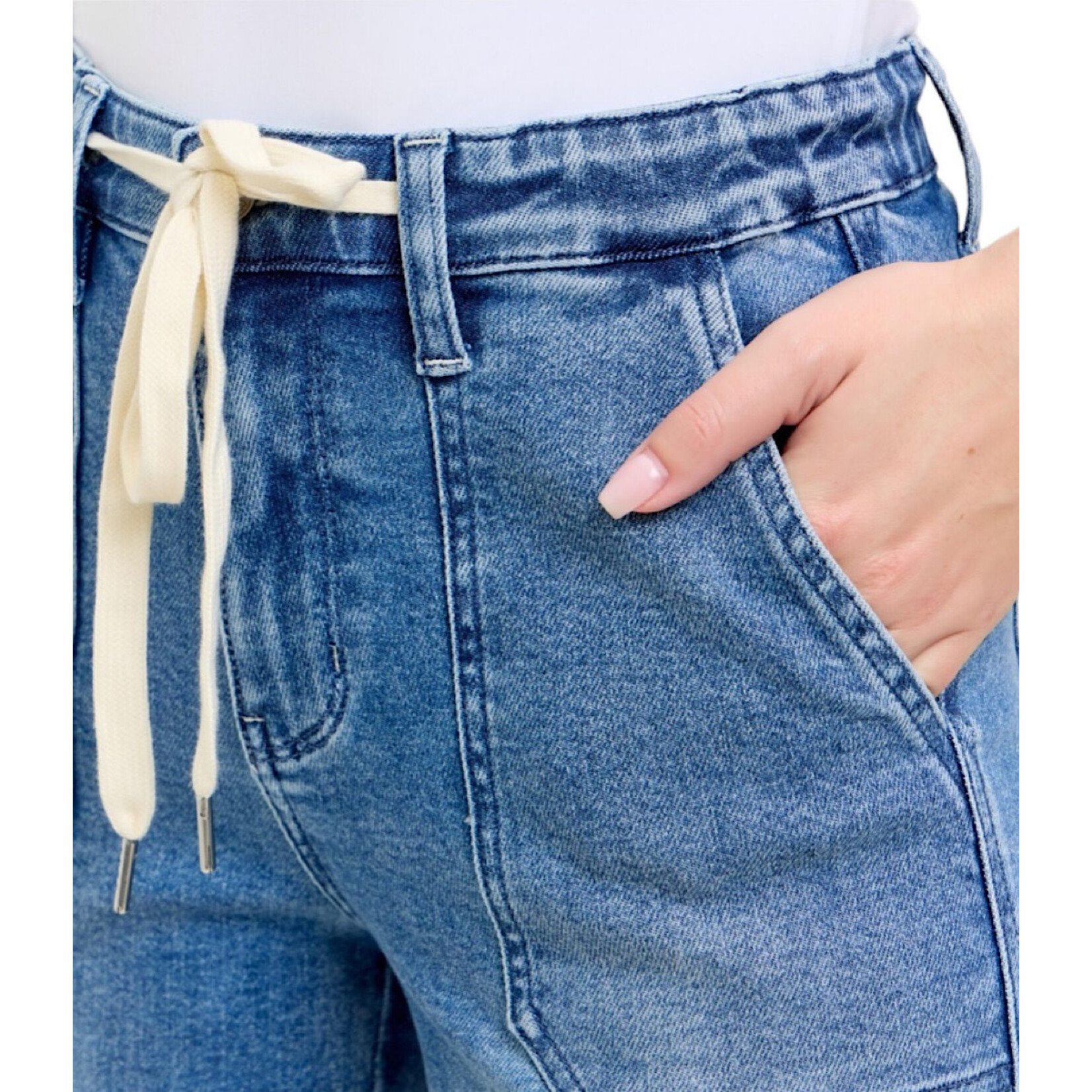 Judy Blue JB88948 High Waist Denim Jogger