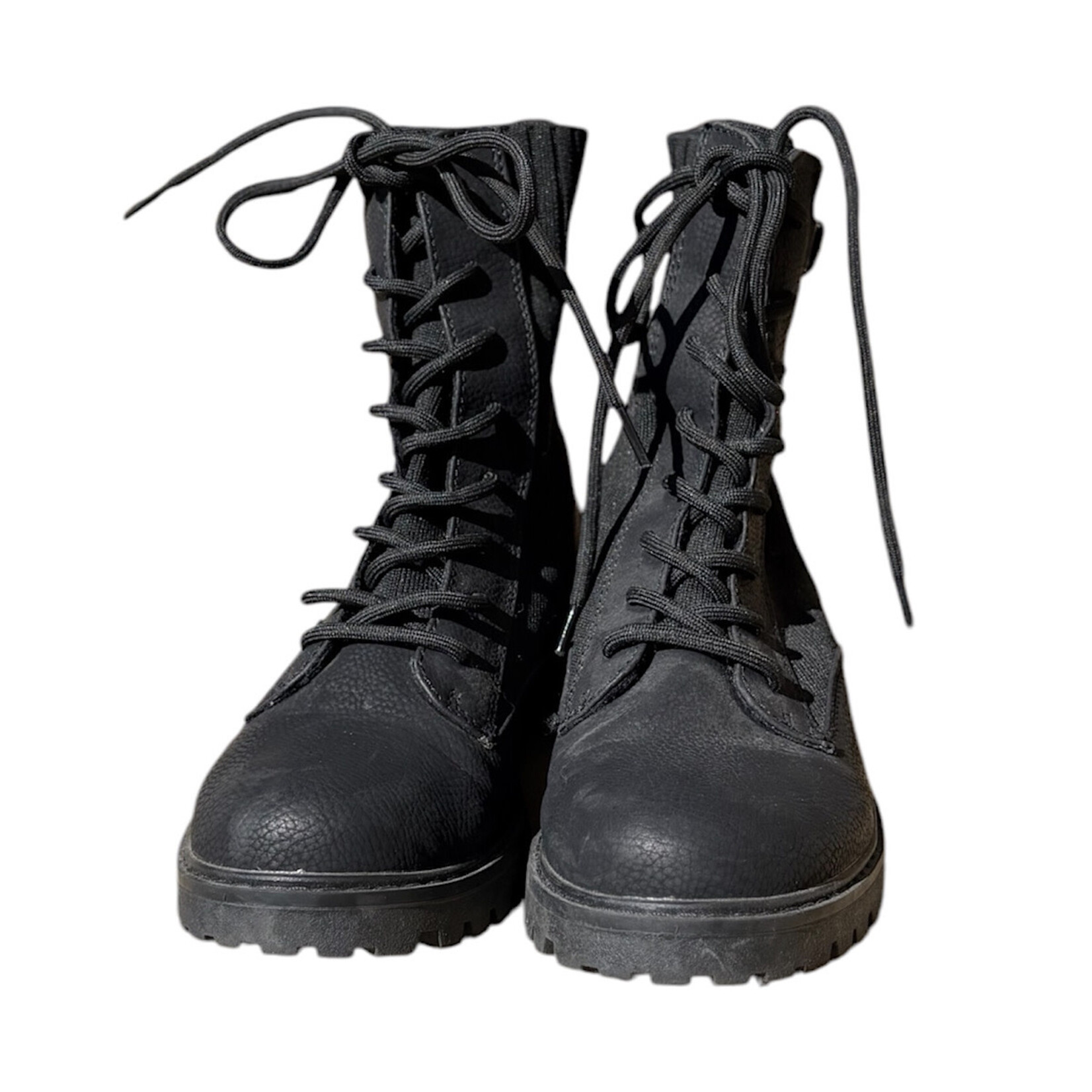 Blowfish Black Lace Up Combat Boot Size 9.5-RF
