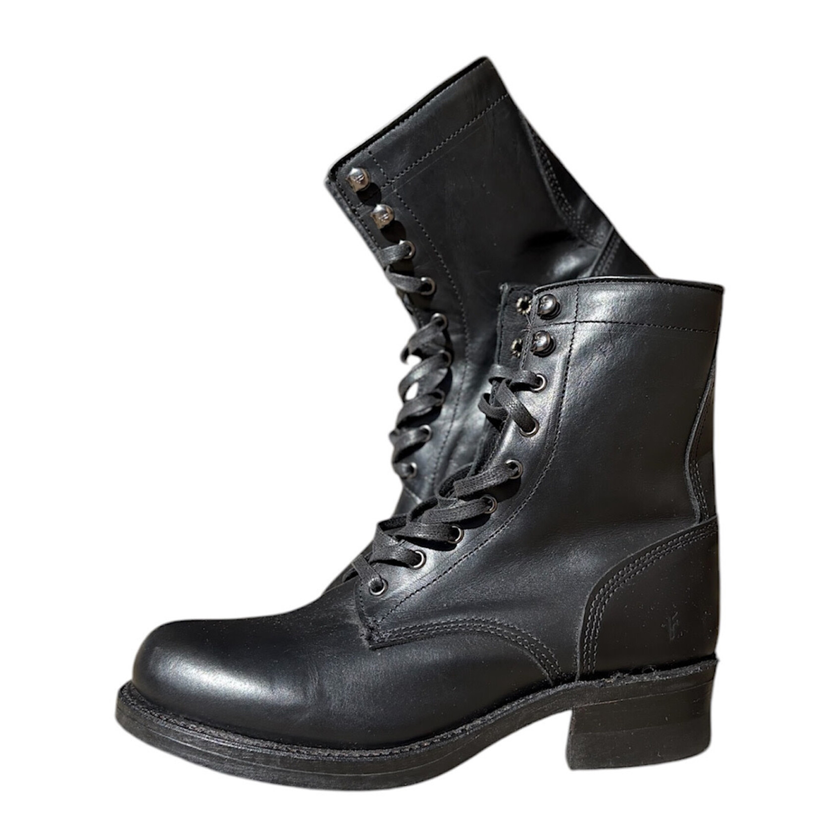 Frye Black Combat Boot Size 9-RF