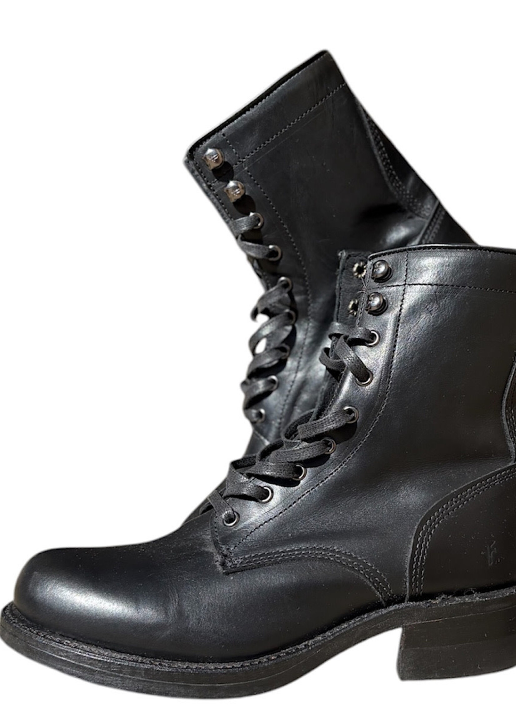 Frye Black Combat Boot Size 9-RF