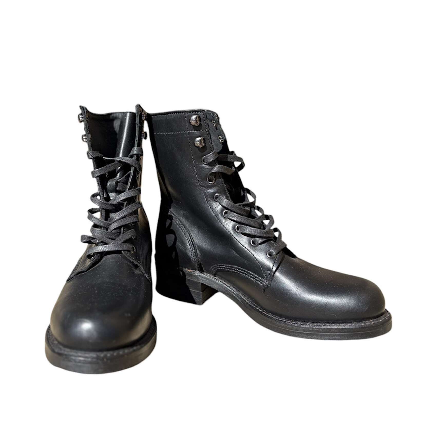Frye Black Combat Boot Size 9-RF
