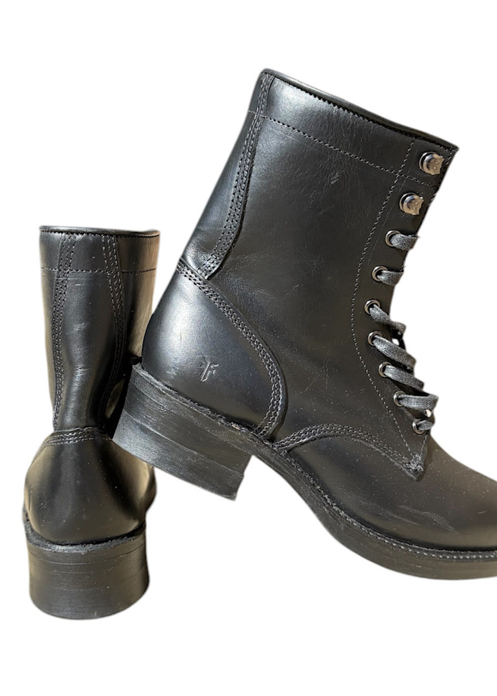 Frye Black Combat Boot Size 9-RF