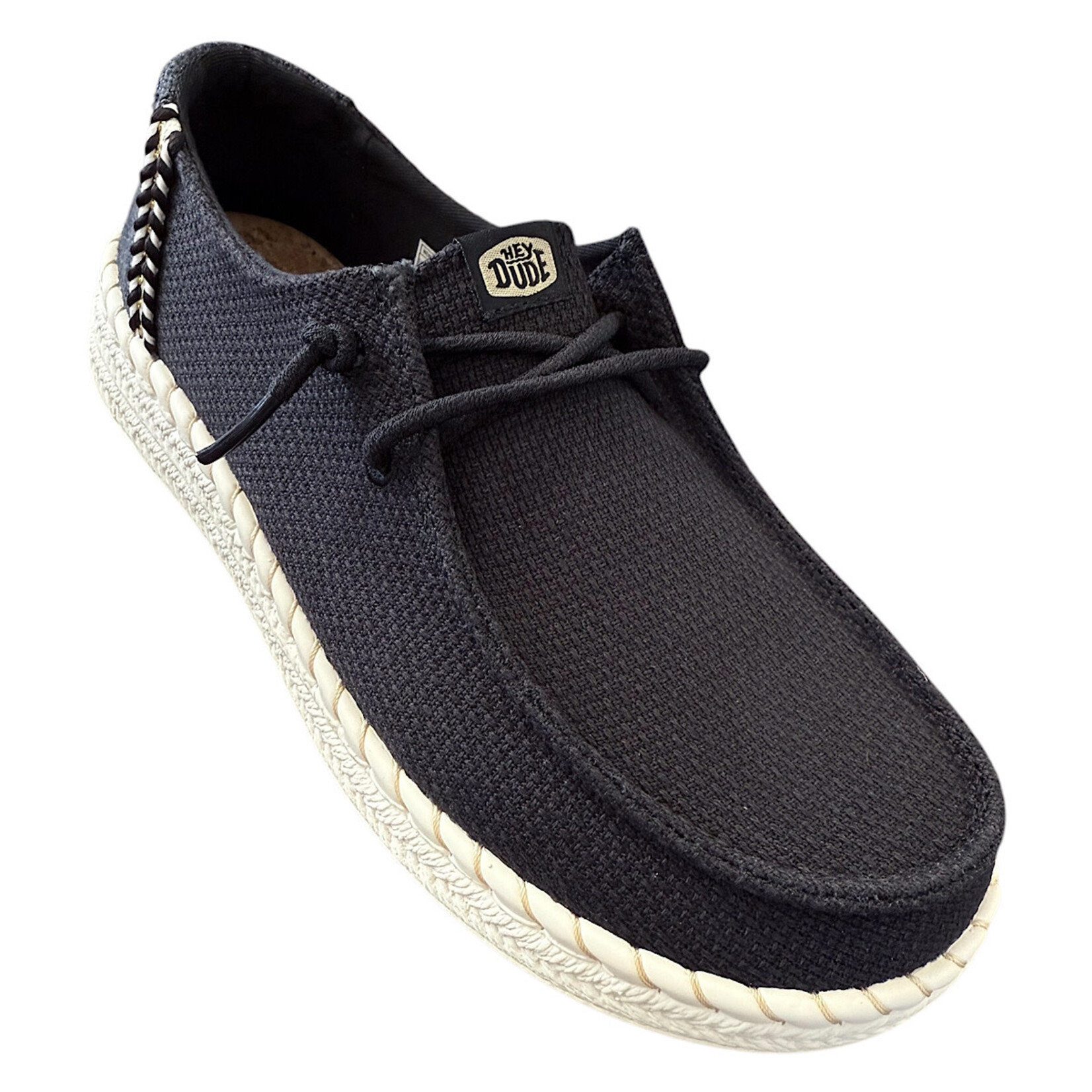 Hey Dude Hey Dude Wendy Espadrille Woven Black Womens