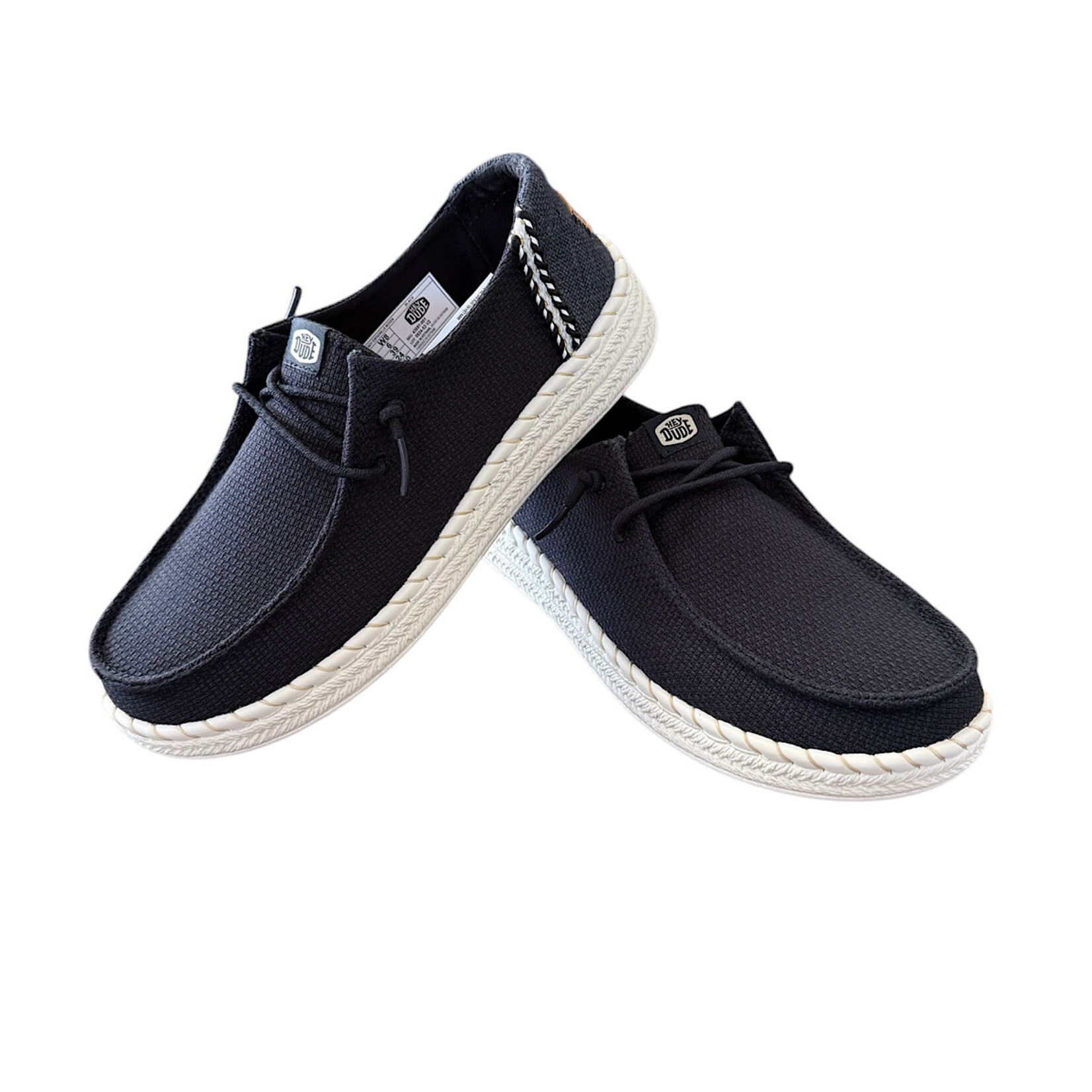 Hey Dude Hey Dude Wendy Espadrille Woven Black Womens