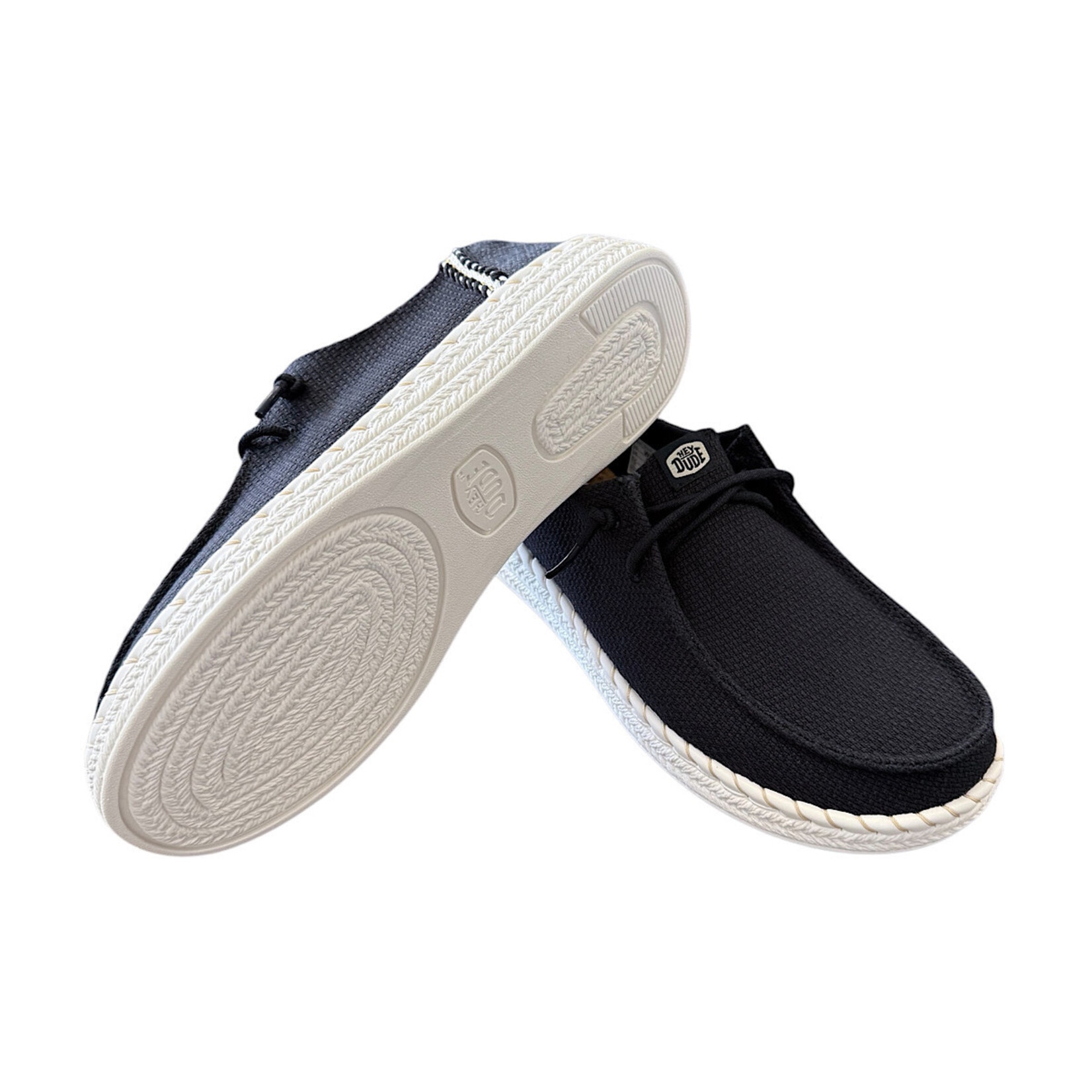 Hey Dude Hey Dude Wendy Espadrille Woven Black Womens