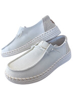 Hey Dude Hey Dude Wendy Espadrille Woven White Womens