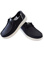 Hey Dude Hey Dude Wendy Espadrille Woven Black Womens