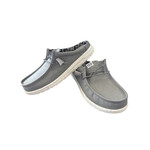 Hey Dude Hey Dude Wally Slip Stretch Canvas Grey Mens