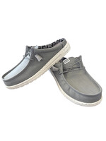 Hey Dude Hey Dude Wally Slip Stretch Canvas Grey Mens
