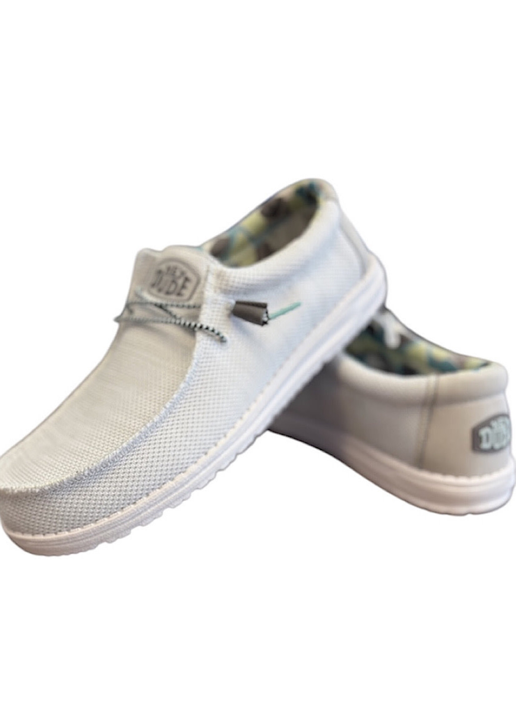 Hey Dude Hey Dude Wally Sox Triple Needle Star White