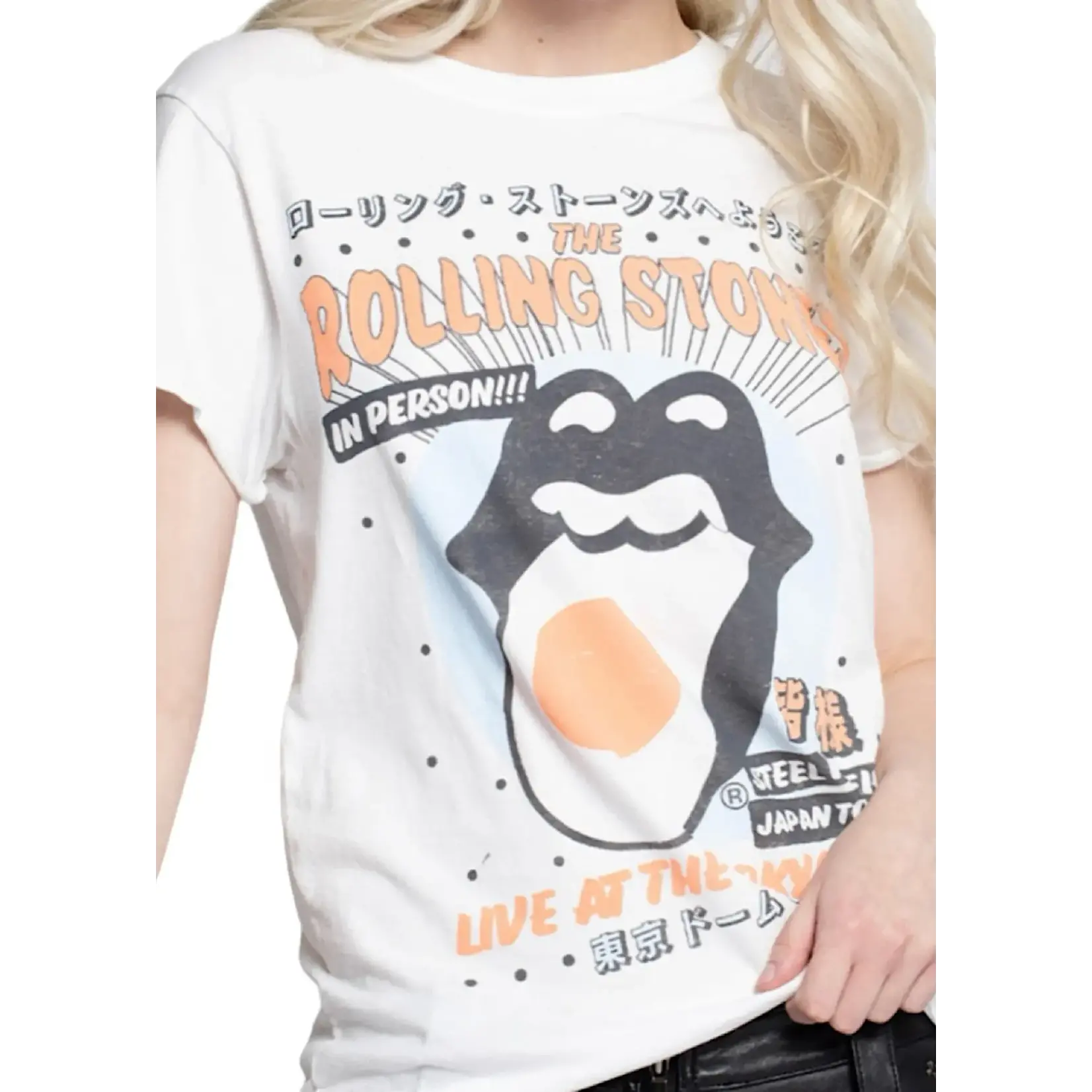 The Rolling Stones Japan Short Sleeve Tee- White