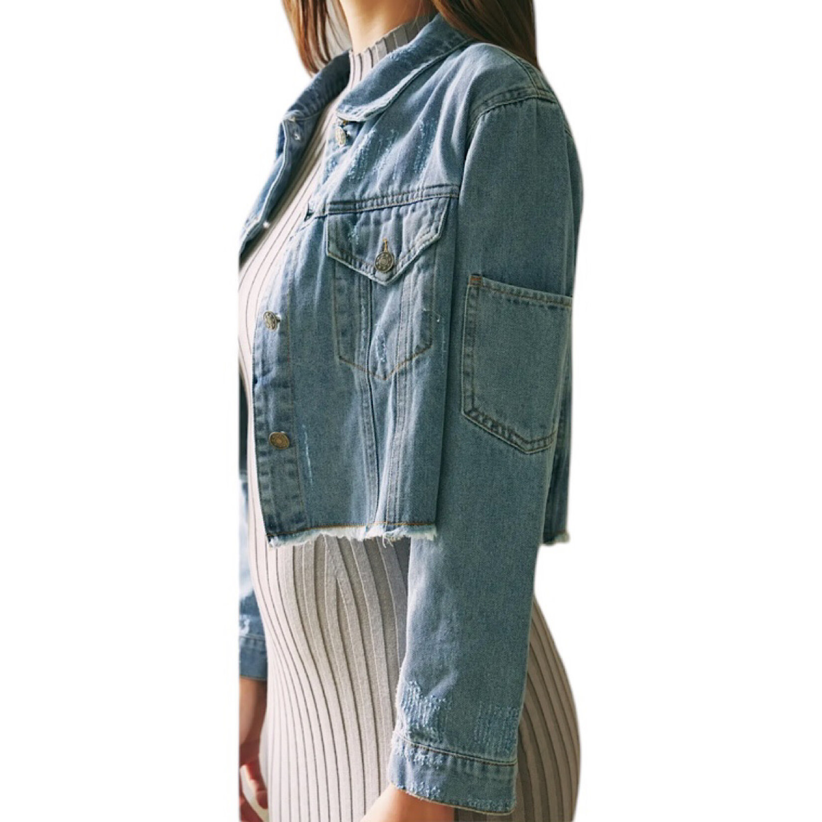 Crop Denim Jacket