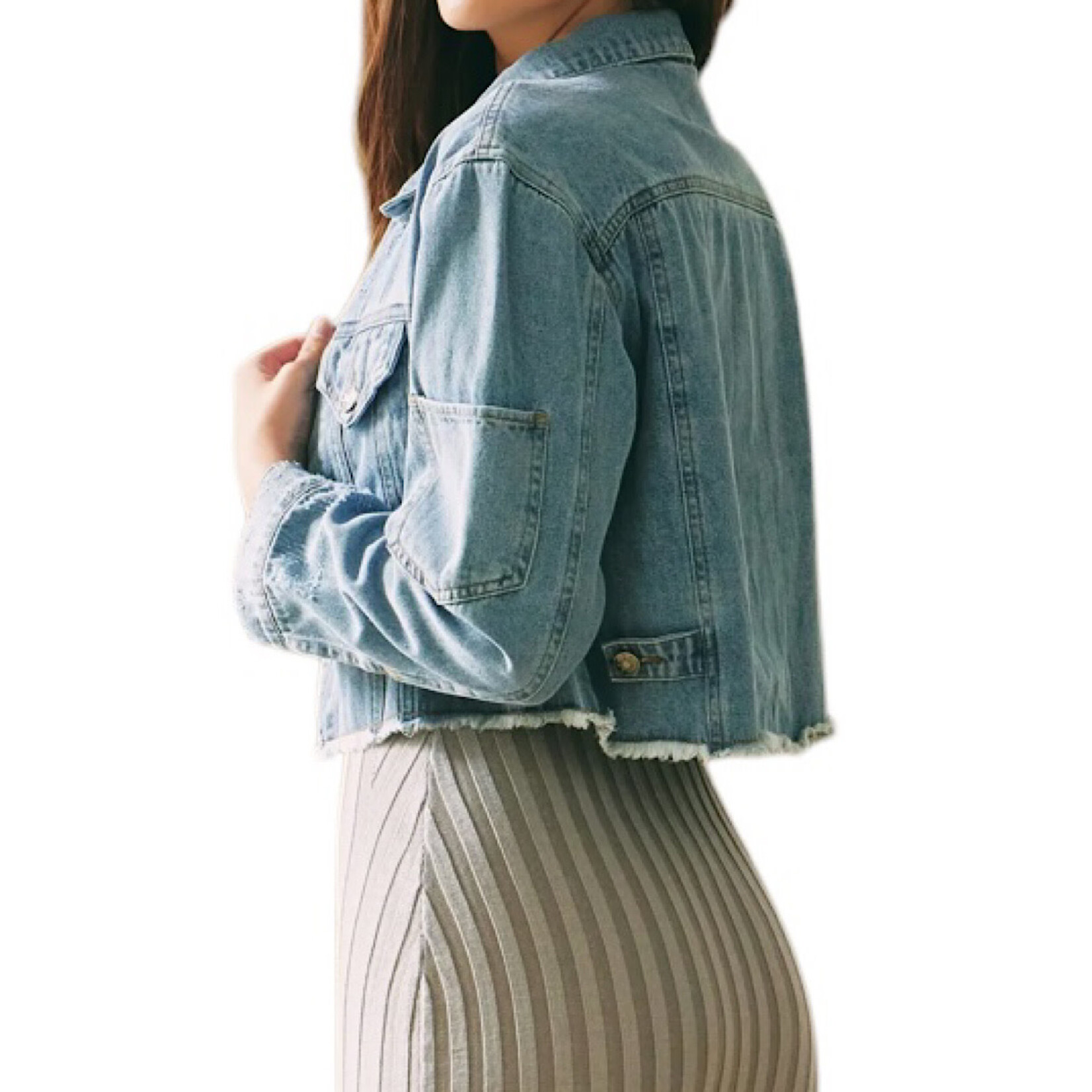 Crop Denim Jacket