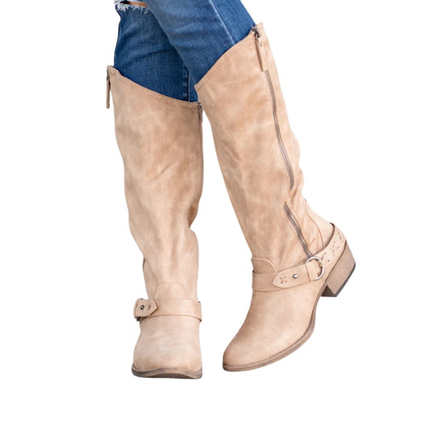 Very G Merlot Cream Boot