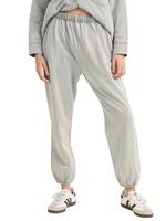 Dye and Washed Cotton Denim Sweatpant/Jogger