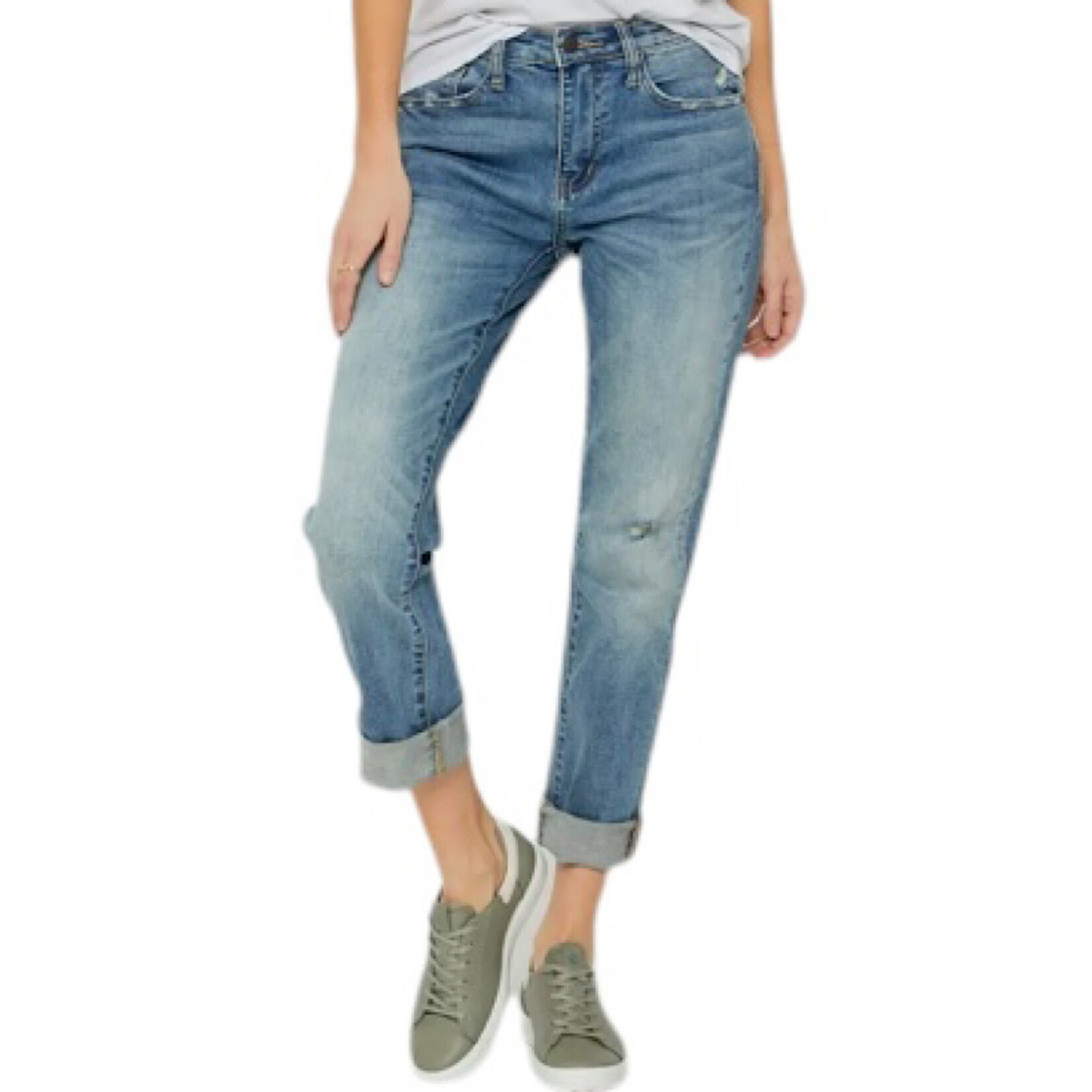Oliver Logan High Rise W/Raw Hem Jean