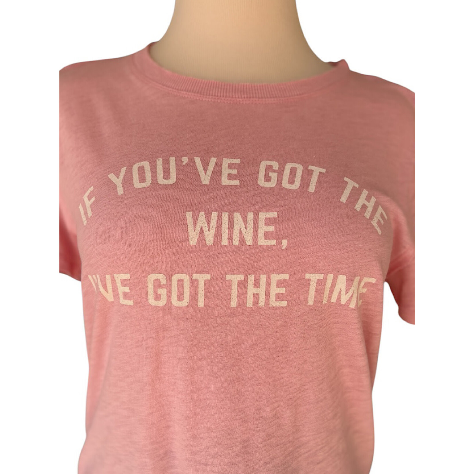 Z Supply Light Pink Z Supply Wine Tee Size S -RF