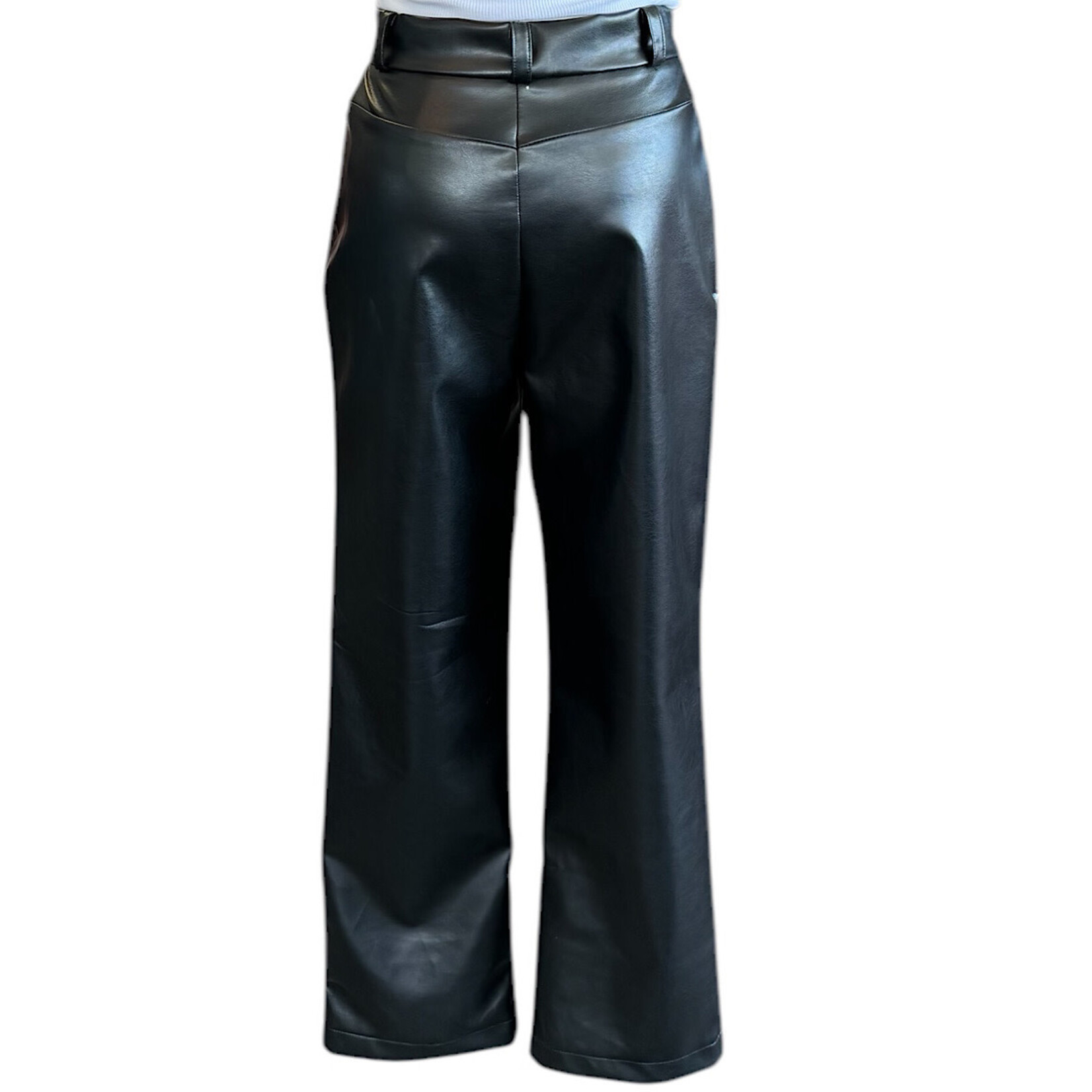 Black PU Pants