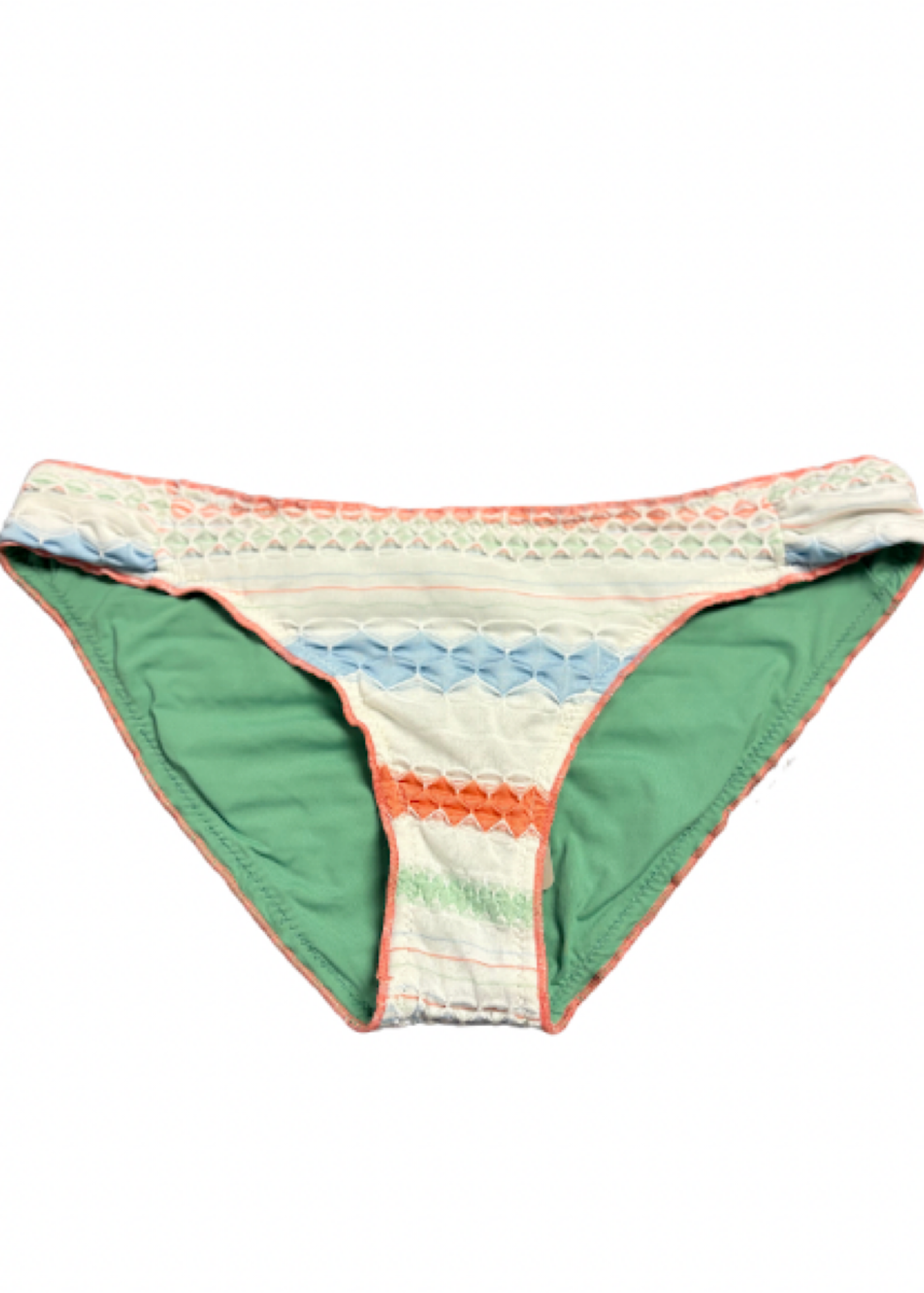 BECCA Multi Pastel Color Bikini Bottoms Size Large-RF