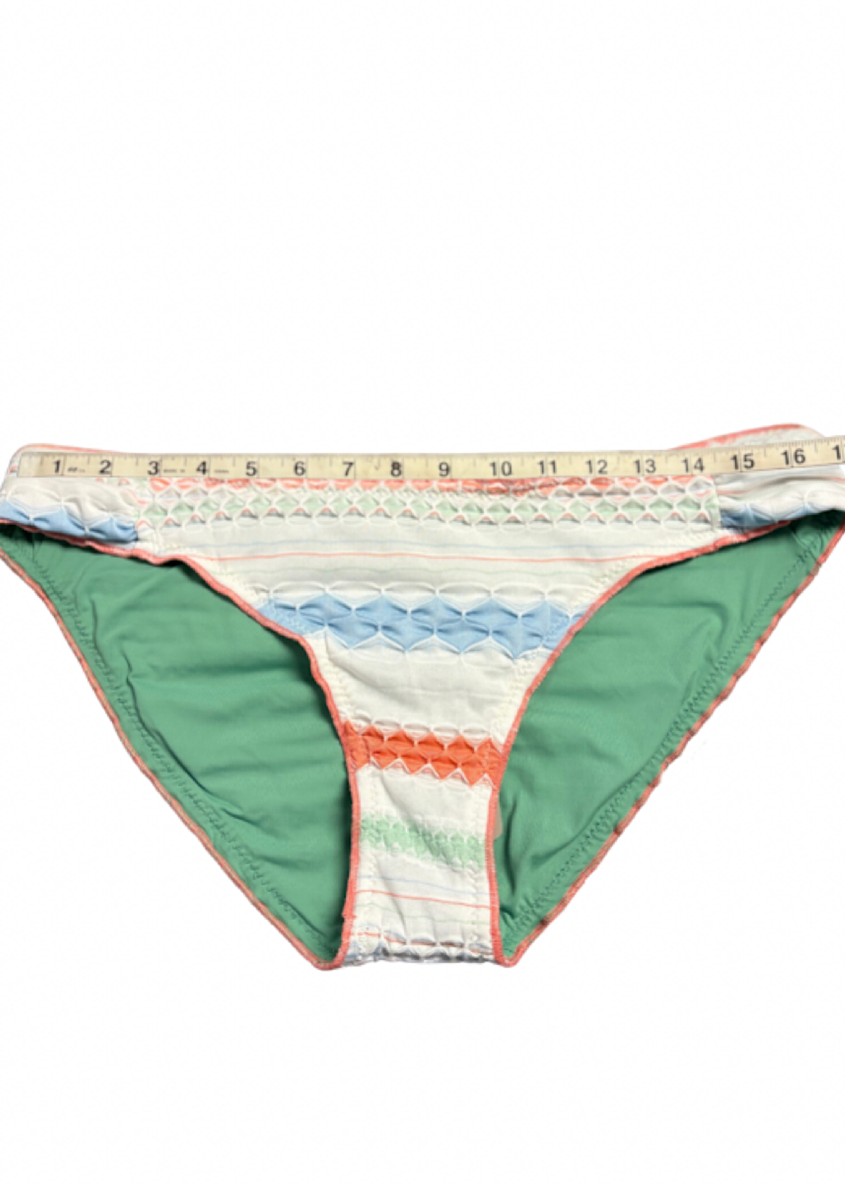 BECCA Multi Pastel Color Bikini Bottoms Size Large-RF
